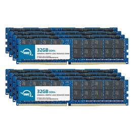 OWC - 256GB (8x32GB) DDR4 2666MHz PC4-21300 CL19 4RX4 ECC Load Reduced LRDIMM 1.2V 288-pin Memory RAM Upgrade for Server - Black Chips