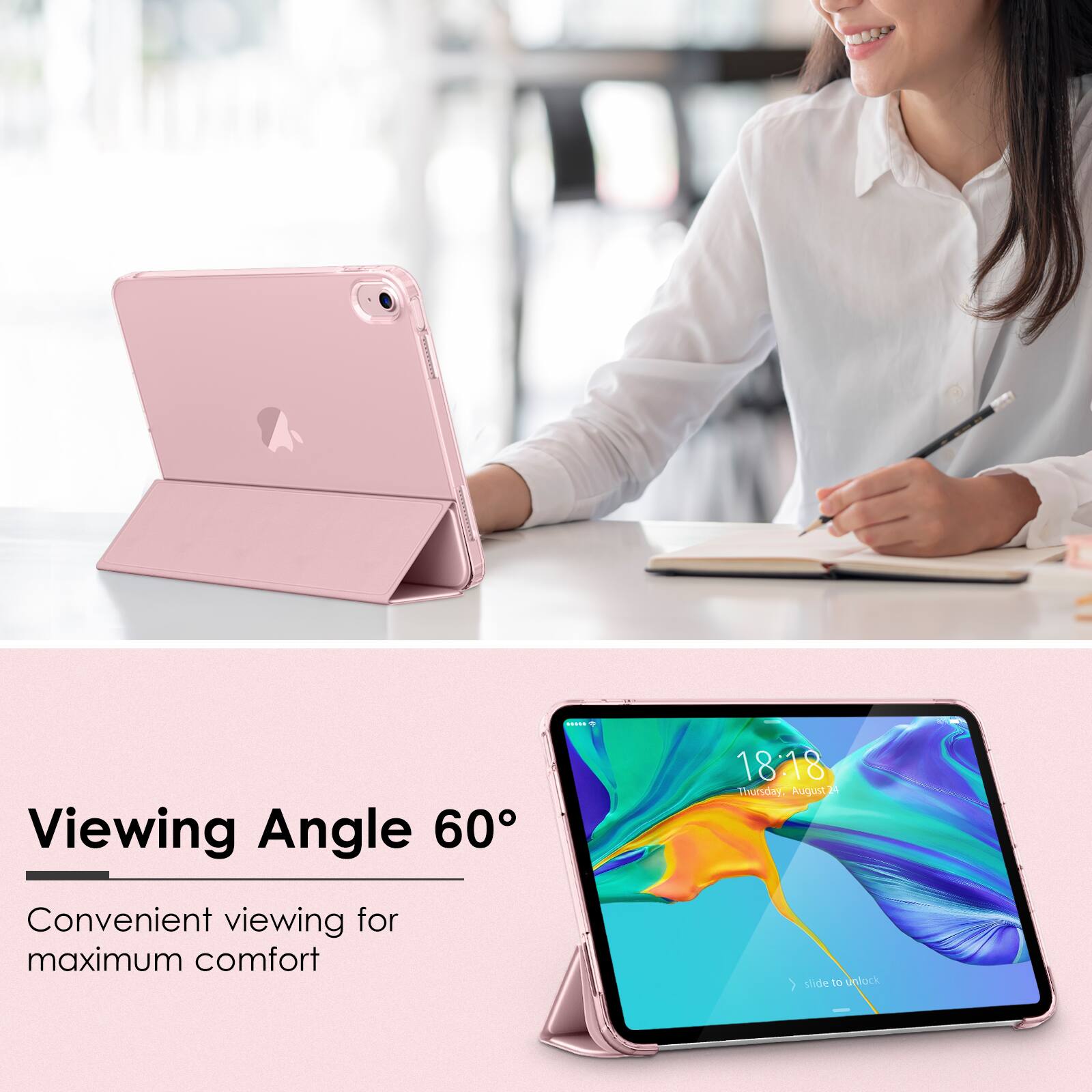 Viewing Angle 60°  
Convenient viewing for maximum comfort