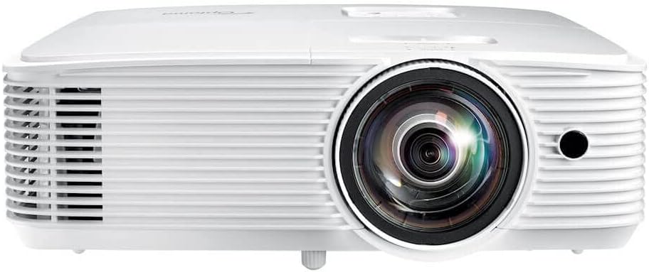Left. Optoma - Optoma GT1080HDRx Short Throw Gaming Projector | 1080p and HDR support with 4K UHD input | Bright 3,800 Lumens. - White.