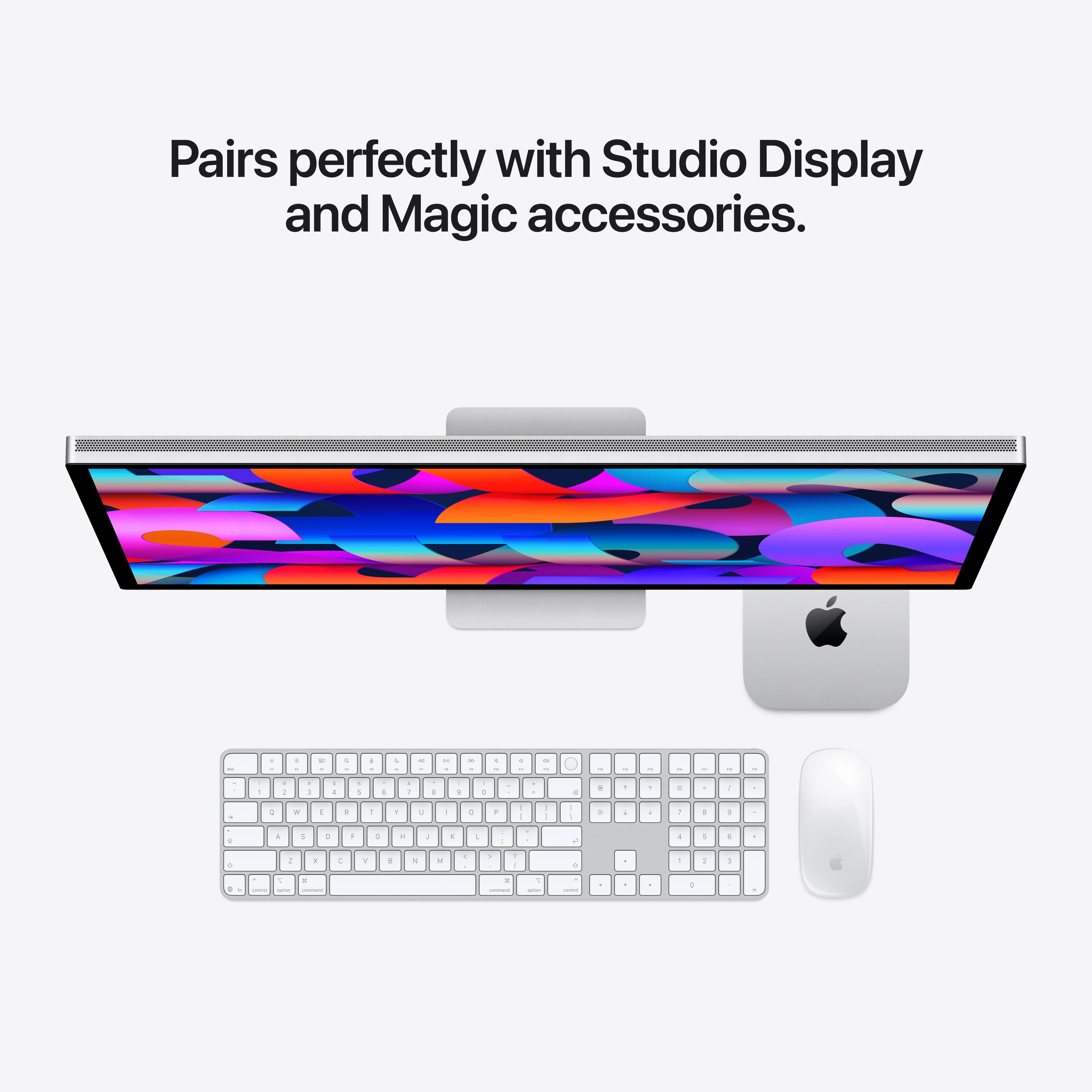 Pairs perfectly with Studio Display and Magic accessories.