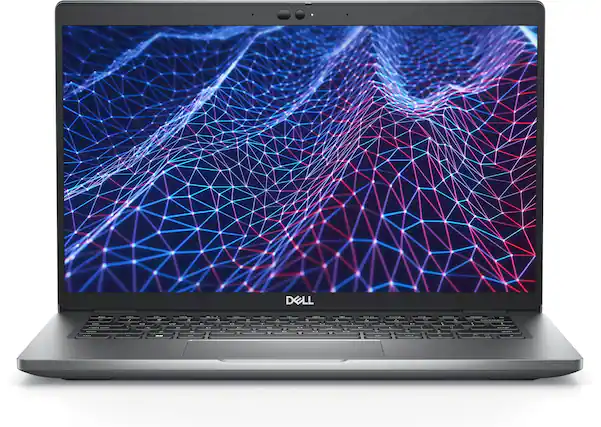 Front. Dell - Latitude Laptop 14.0 FHD Display (i7-1265U, 16GB, 1TB SSD, Backlit KB, Fingerprint, Win 11 Pro) - Silver.