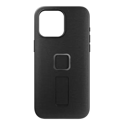 Front. Peak Design - Everyday Loop Case v2 for iPhone 15 Pro Max - Charcoal.