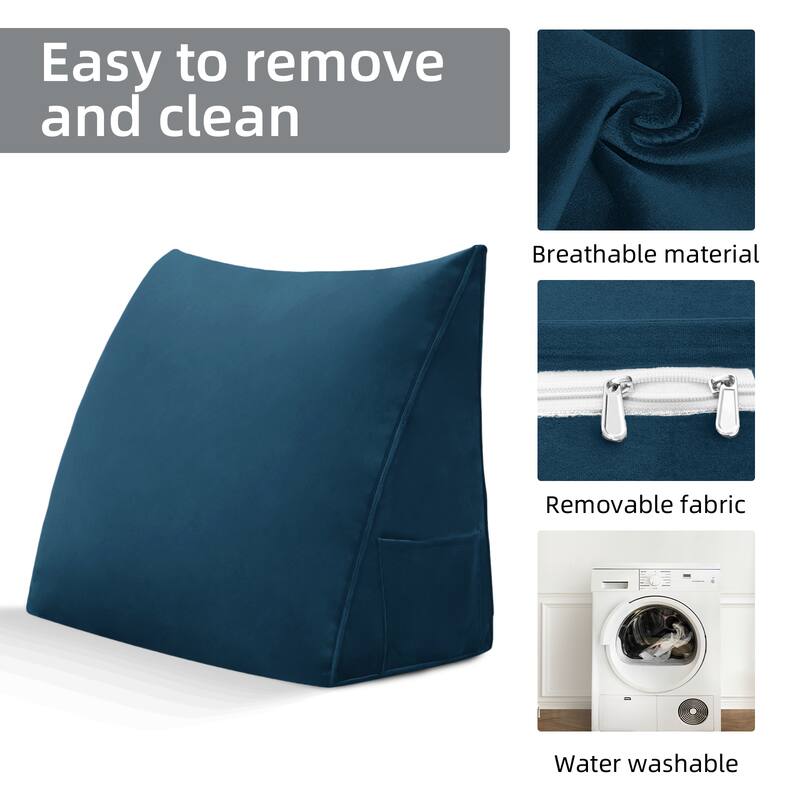 Easy to remove and clean

- Breathable material
- Removable fabric
- Water washable