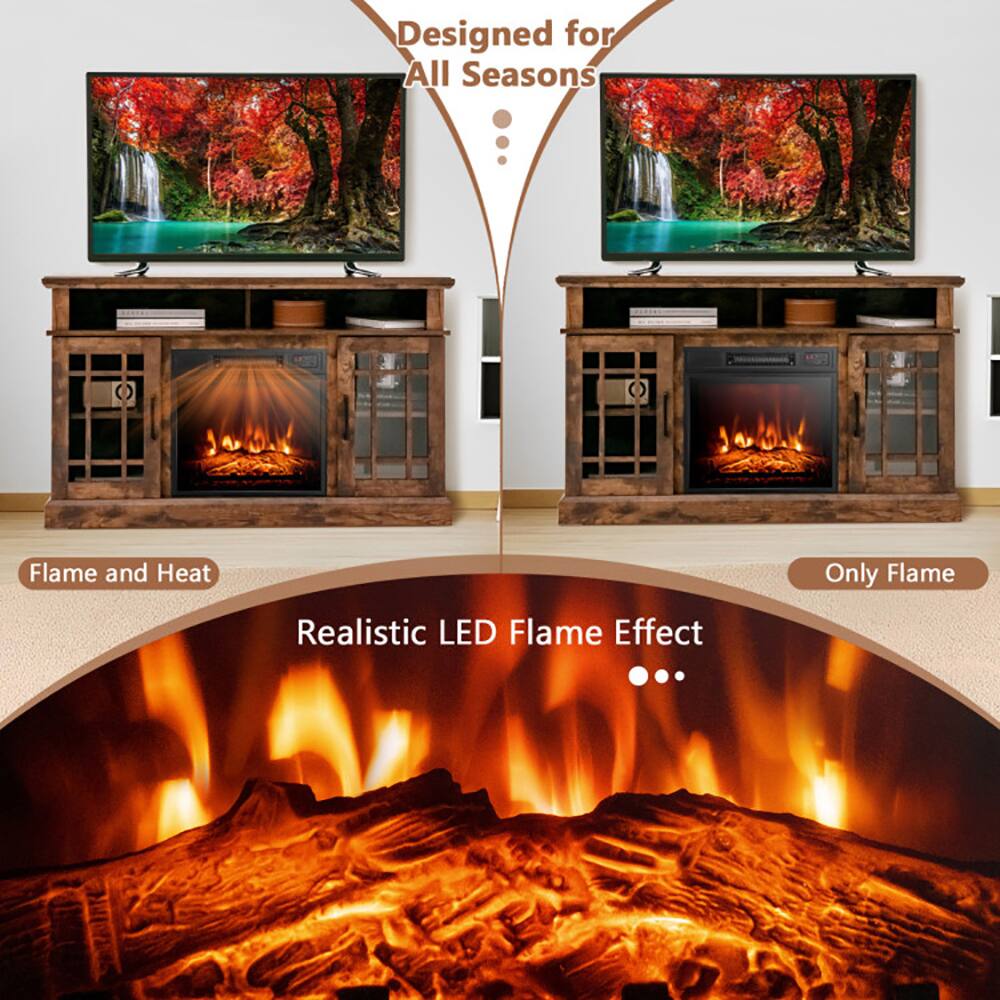 Designed for All Seasons

Flame and Heat

Realistic LED Flame Effect

Only Flame