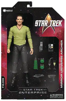 PopMarket - The Nacelle Company - Star Trek: Enterprise - Mirror Universe Archer Action Figure - COLLECTIBLES - Multicolor