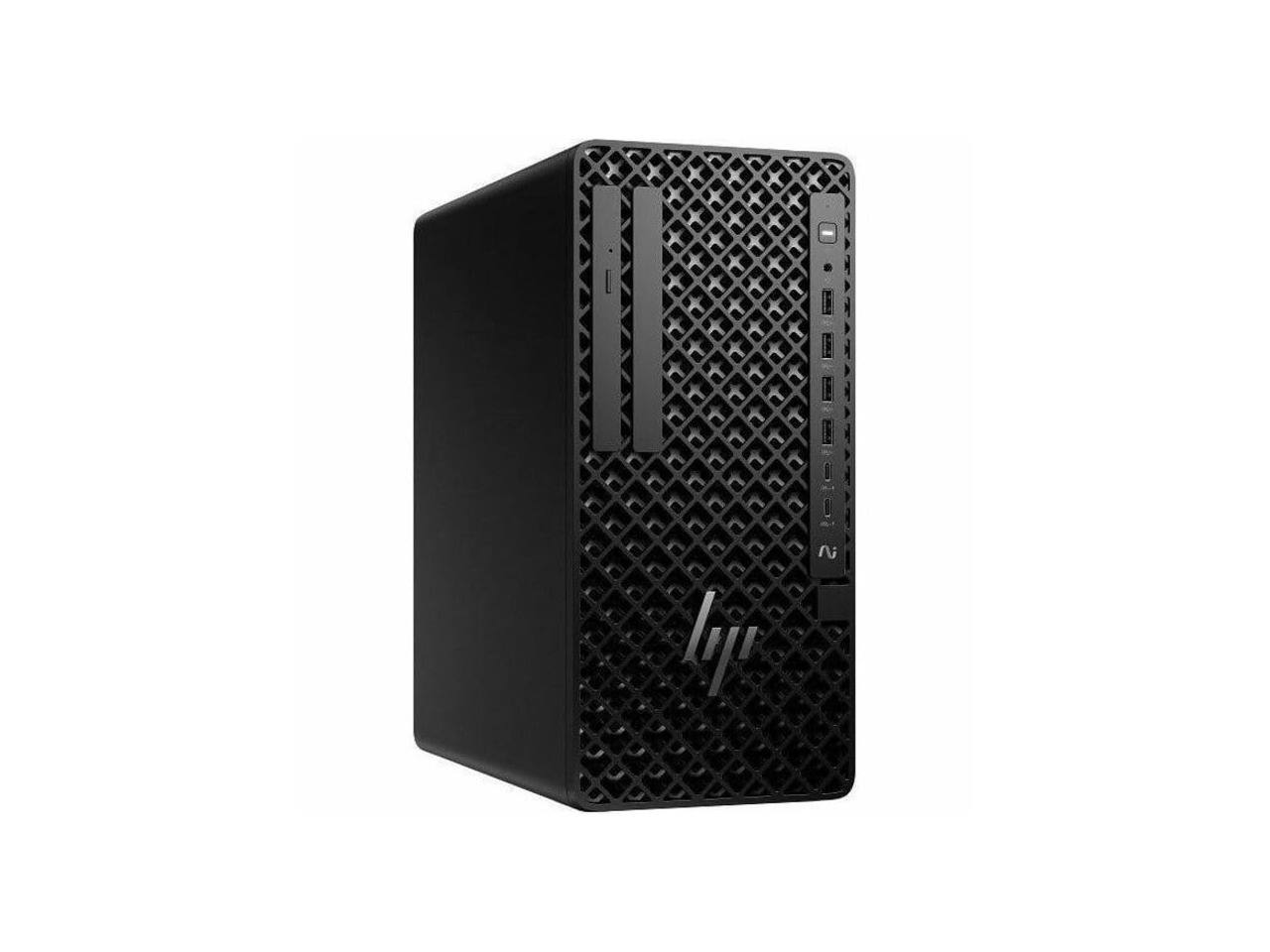 Alt View 9. HP - HP Z1 G1i Desktop Computer - Intel Core Ultra 5 235 - 32 GB - 1 TB SSD - Tower - Black - Intel Q870 Chip - Windows 11 - Black.