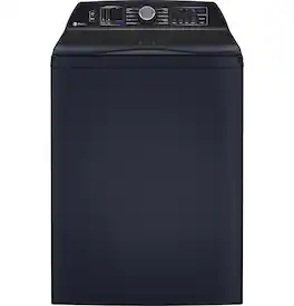 GE Profile - 5.4 Cu. Ft. High-Efficiency Smart Top Load Washer with Adaptive SmartDispense - Sapphire Blue