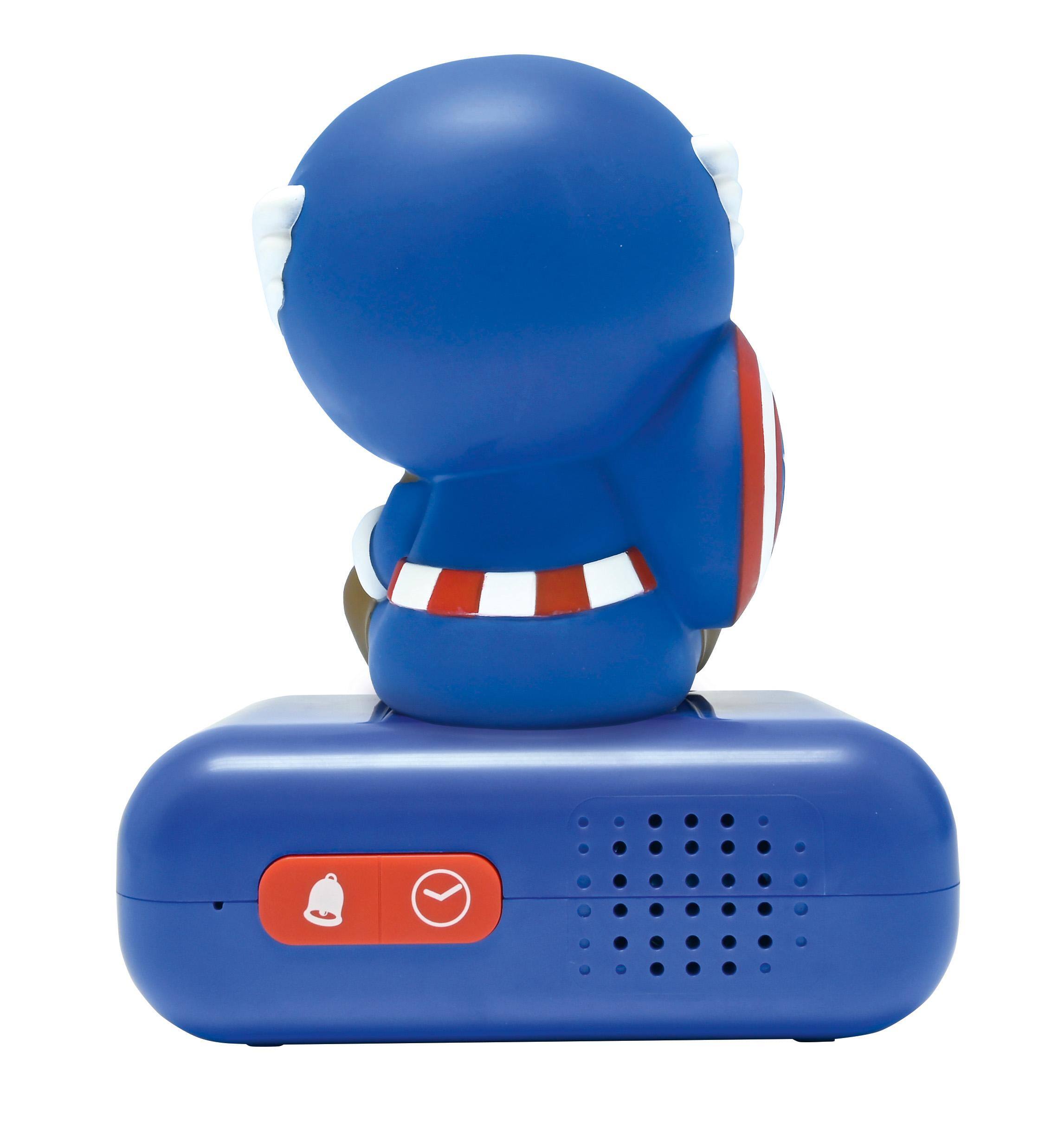 Alt View 10. Lexibook - Avengers Night Light Alarm Clock with Sounds - BLUE.