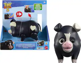Mattel - Pixar Toy Story 5: Lil' Partner Blaze's Pet Pig Figure with Sounds - COLLECTIBLES - Multicolor