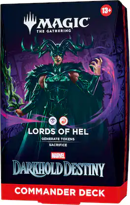 Wizards of The Coast - Magic: The Gathering Marvel: Darkhold Destiny Commander Deck - Lords of Hel