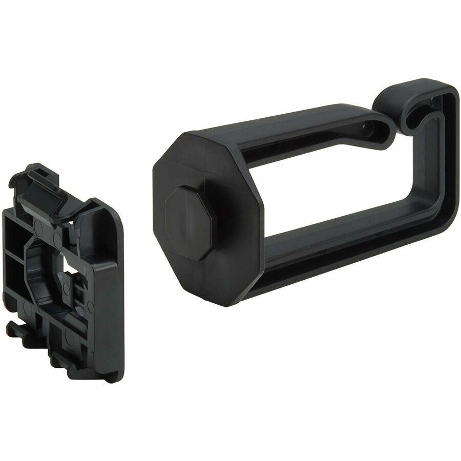 Alt View 1. Tripp Lite - Eaton Tripp Lite Series Cable Management D-Rings for DIN Rails - Multi-Angle, 1U, Black, 2 Pack - Black.