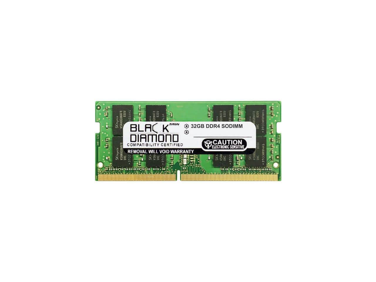 Black Diamond - memory 32gb 260-pin ddr4 so-dimm ddr4 2666 (pc4 21300) notebook me