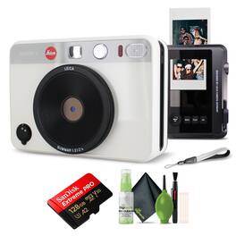 Leica - Sofort 2 Hybrid Instant Photo Film and Digital Camera Bundle - White