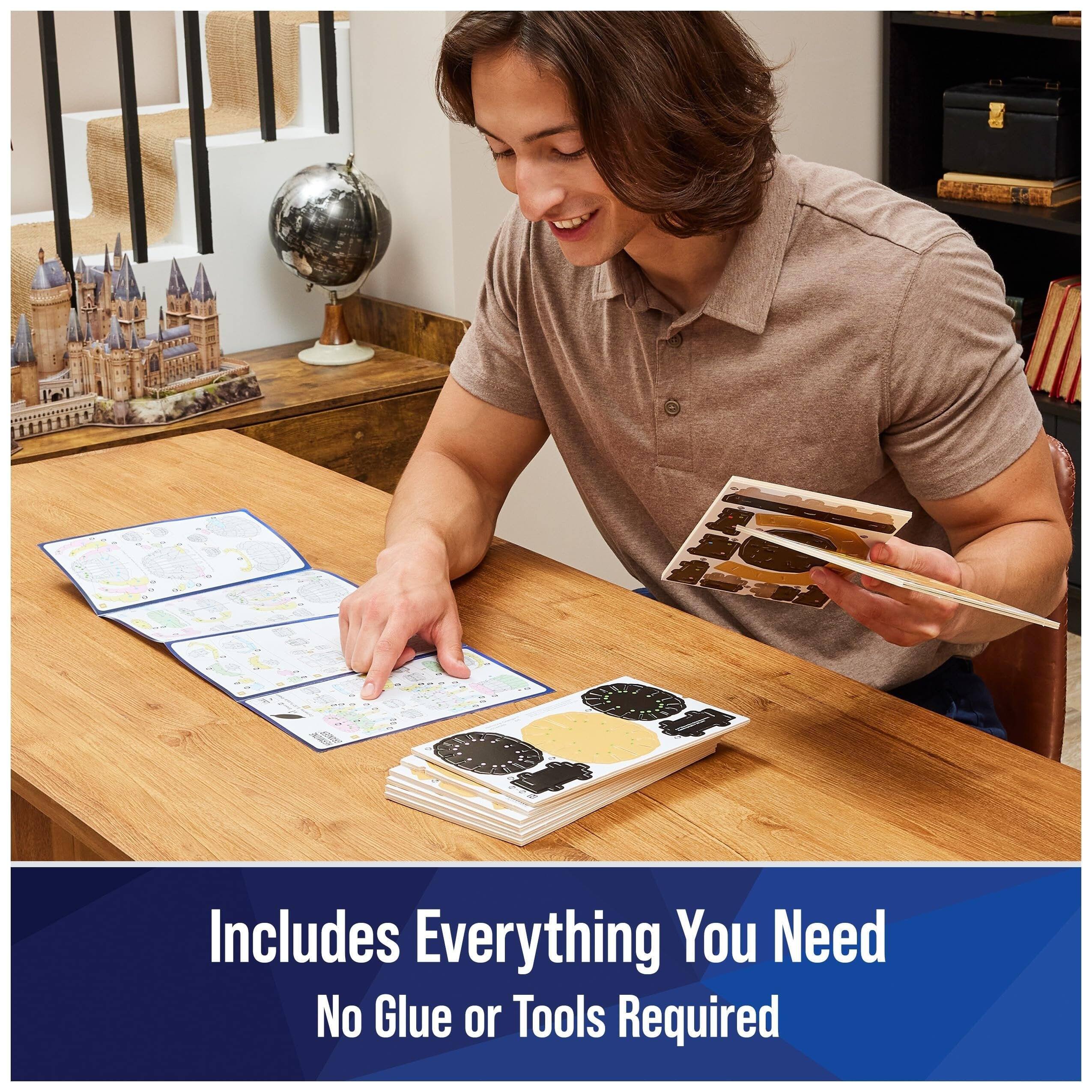 Includes Everything You Need  
No Glue or Tools Required