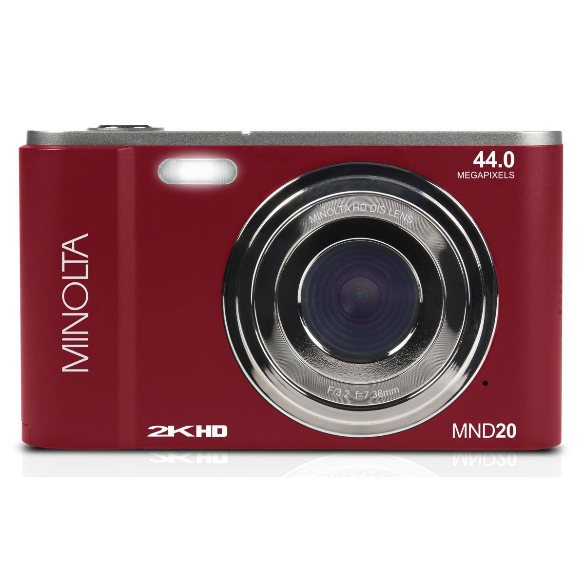 MINOLTA 2KHD SKHU HD DIS MINOLTA LENS F/3.2 f=7.36mm 30tm 44.0 MEGAPIXELS MND20