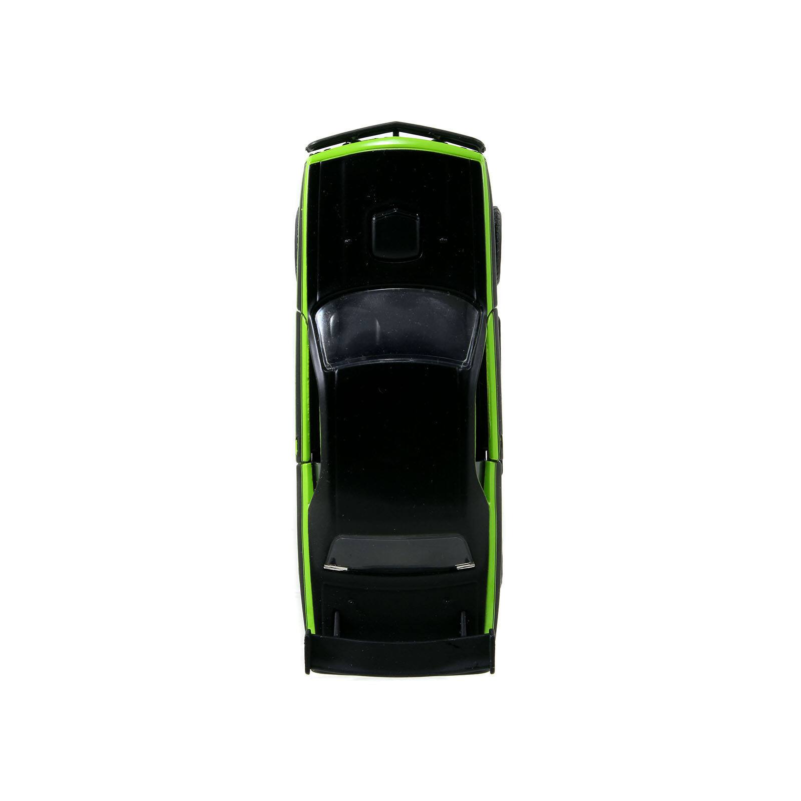 Alt View 4. Jada - Letty's Dodge Challenger SRT8 Green w/Matt Black Top & Hood "Fast & Furious 25th Anniversary" 1/32 Car Model by Jada.
