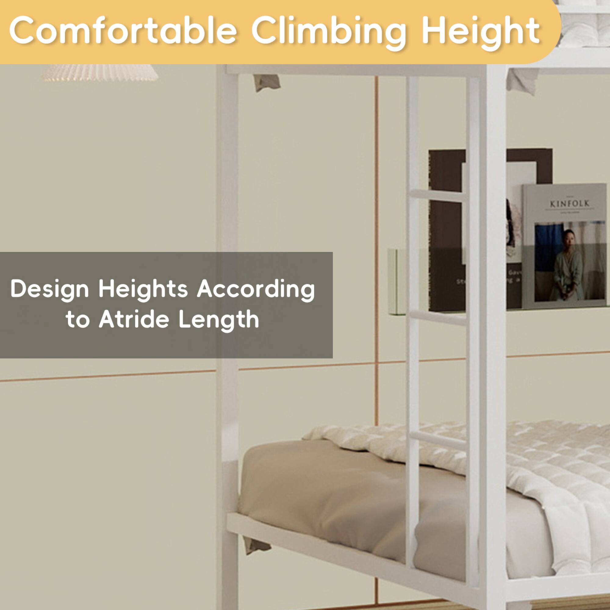 Comfortable Climbing Height

Design Heights According to Atride Length