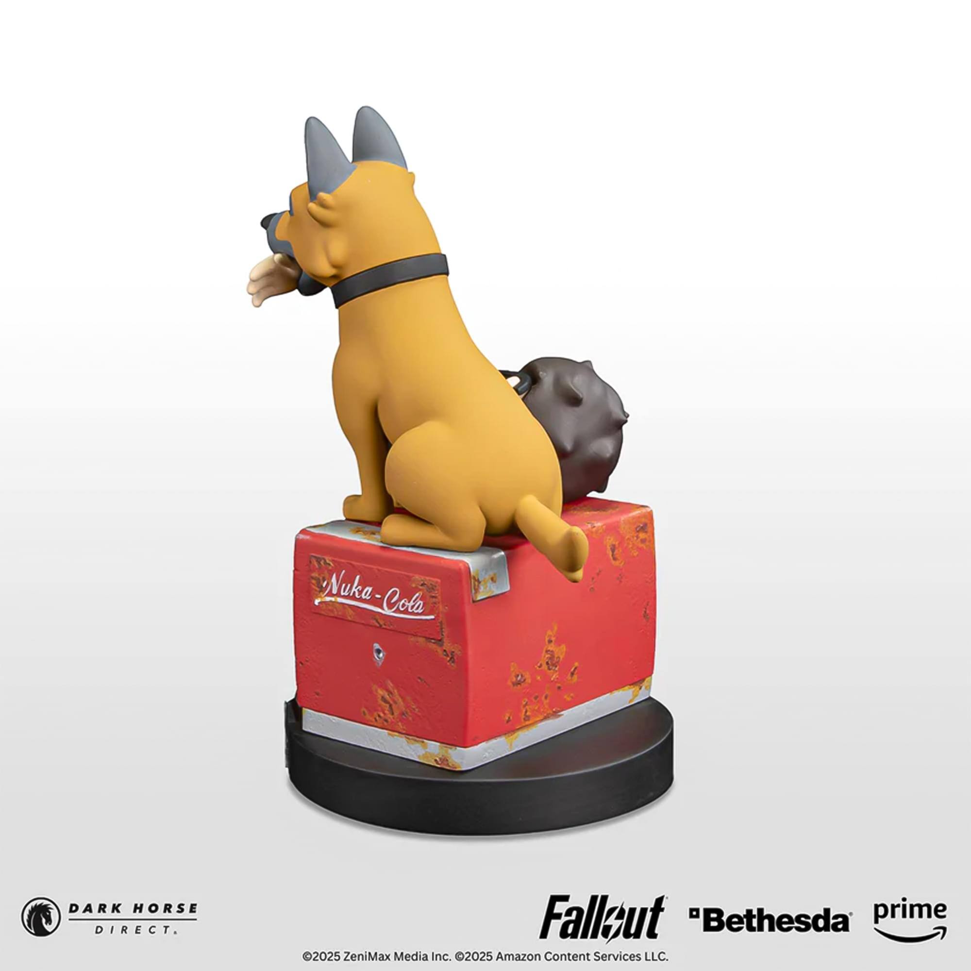 Nuka-Cola Cola  
DARK HORSE DIRECT.  
Fallout "Bethesda prime 2025  
ZeniMax Media Inc. 2025  
Amazon Content Services LLC.