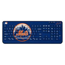 Keyscaper - New York Mets Team Logo Wireless Keyboard - Multicolor