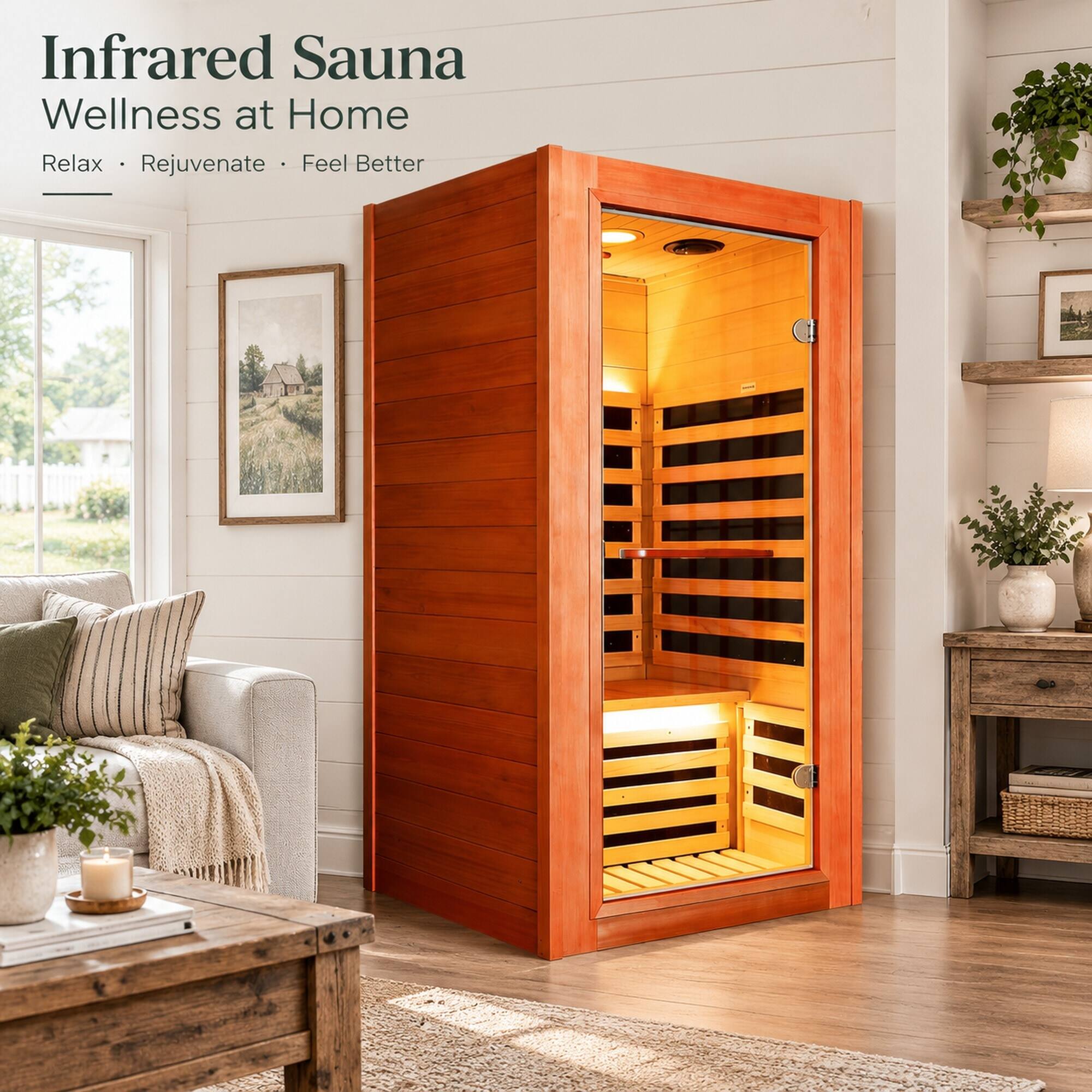 Infrared Sauna Wellness at Home  
Relax • Rejuvenate • Feel Better
