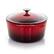Alt View 7. MegaChef - MegaChef 7 Quarts Oval Enameled Cast Iron Casserole in Red - Red.
