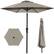 Front. Best Choice Products - Best Choice Products 10ft Outdoor Steel Market Patio Umbrella w/ Crank, Tilt Push Button, 6 Ribs - Beige - Beige.
