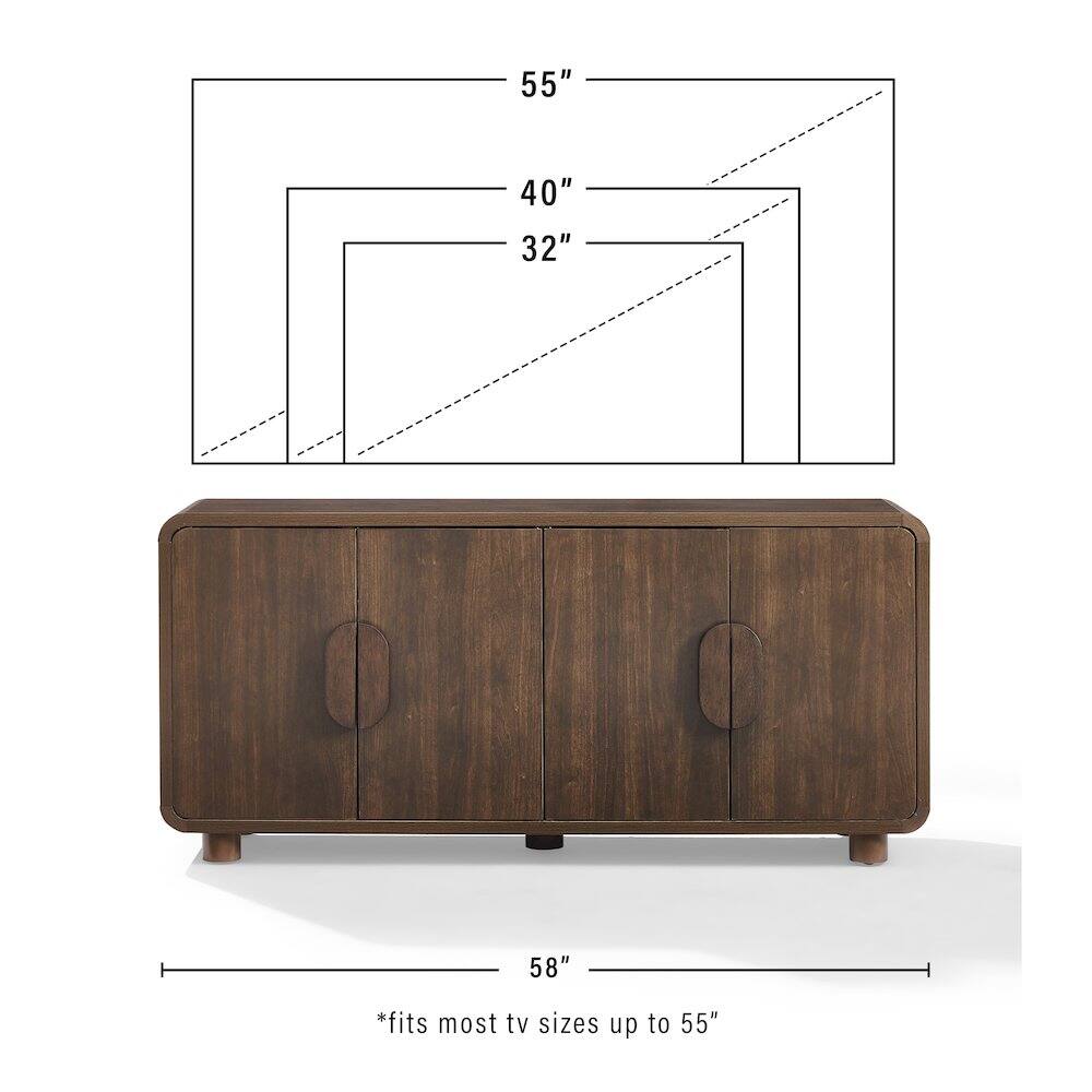 55" 40" 32" 58" *fits most tv sizes up to 55"