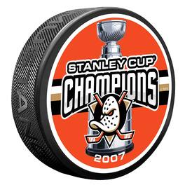 Mustang Drinkware - Anaheim Ducks 2007 Stanley Cup Champions Puck - Multicolor