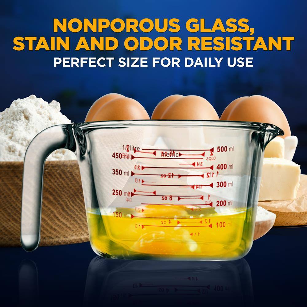 NONPOROUS GLASS, STAIN AND ODOR RESISTANT  
PERFECT SIZE FOR DAILY USE