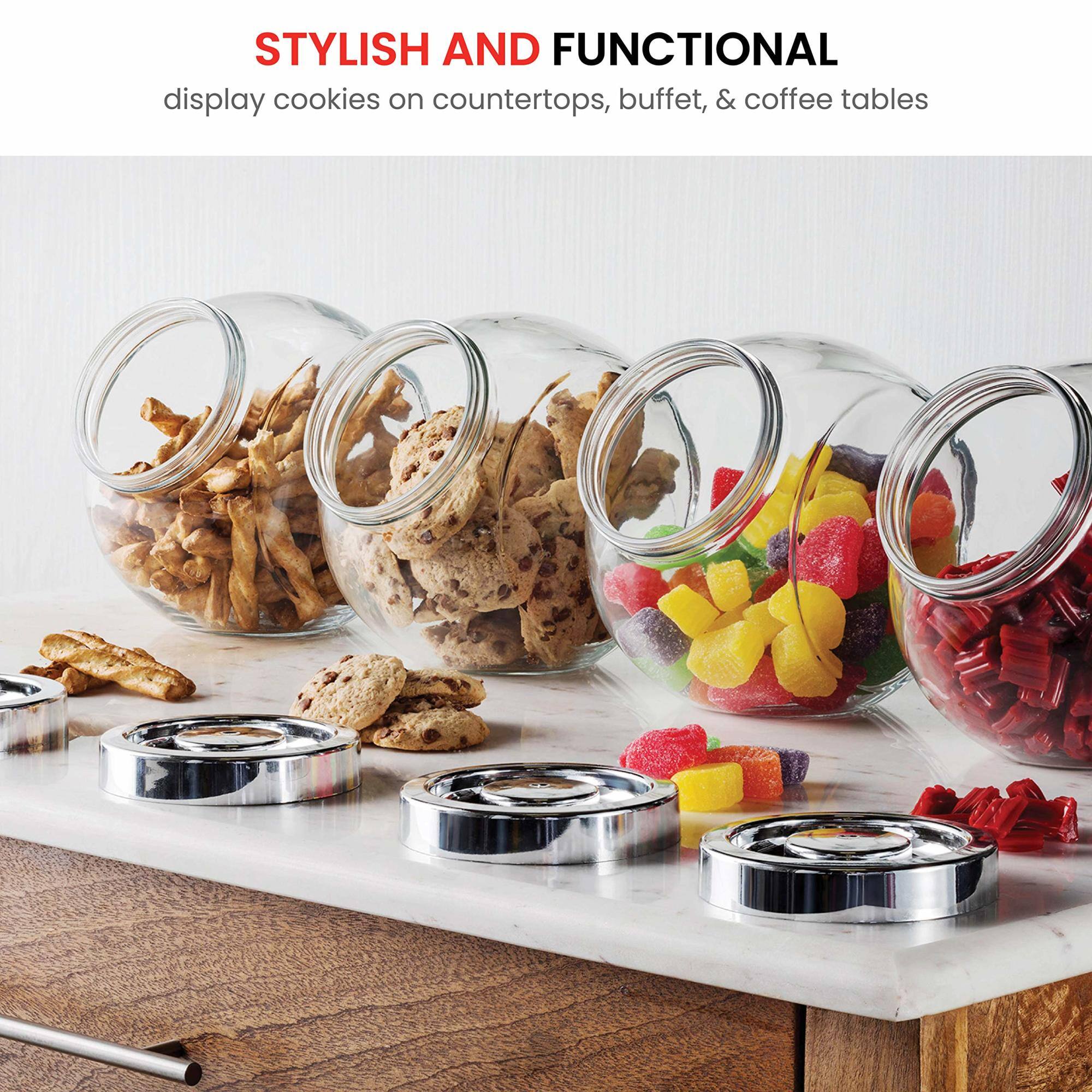 STYLISH AND FUNCTIONAL  
display cookies on countertops, buffet, & coffee tables