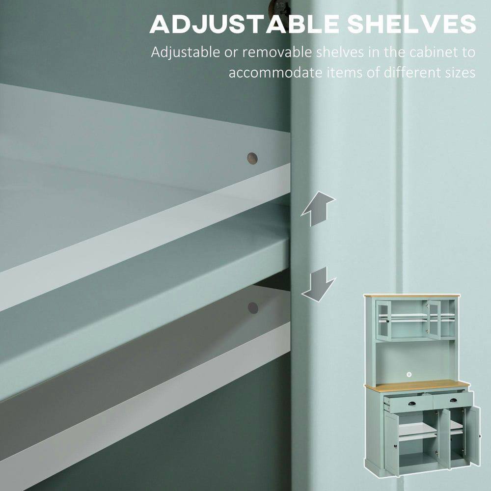 ADJUSTABLE SHELVES  
Adjustable or removable shelves in the cabinet to accommodate items of different sizes