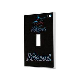 Keyscaper - Miami Marlins Solid Single Toggle Light Switch Plate - Multicolor