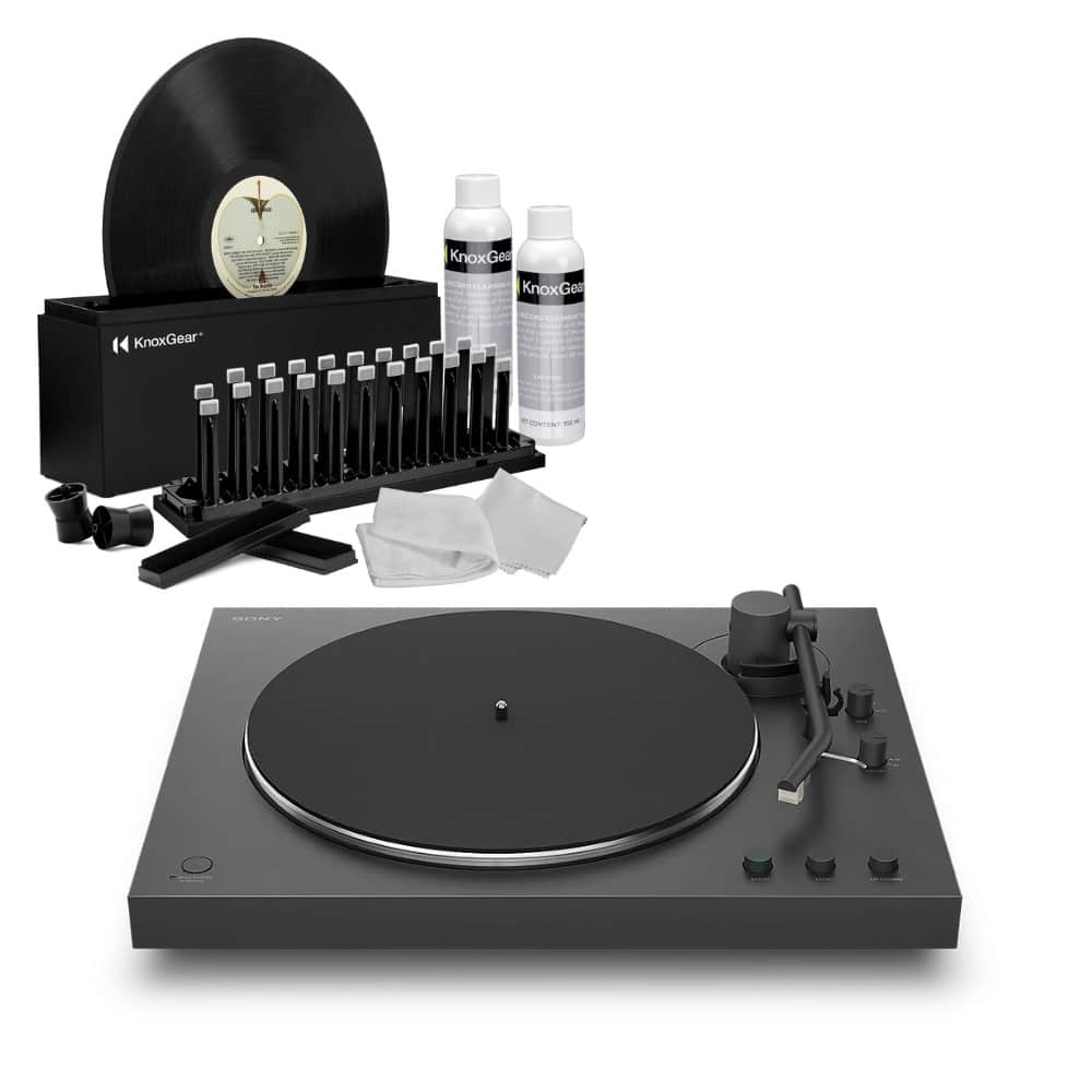 Sony - PS-LX3BT Wireless Bluetooth Turntable (2026) with Vinyl Record Cleaning Kit