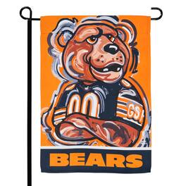 Evergreen Enterprises - Chicago Bears Double-Sided Justin Patten Garden Flag - Multicolor