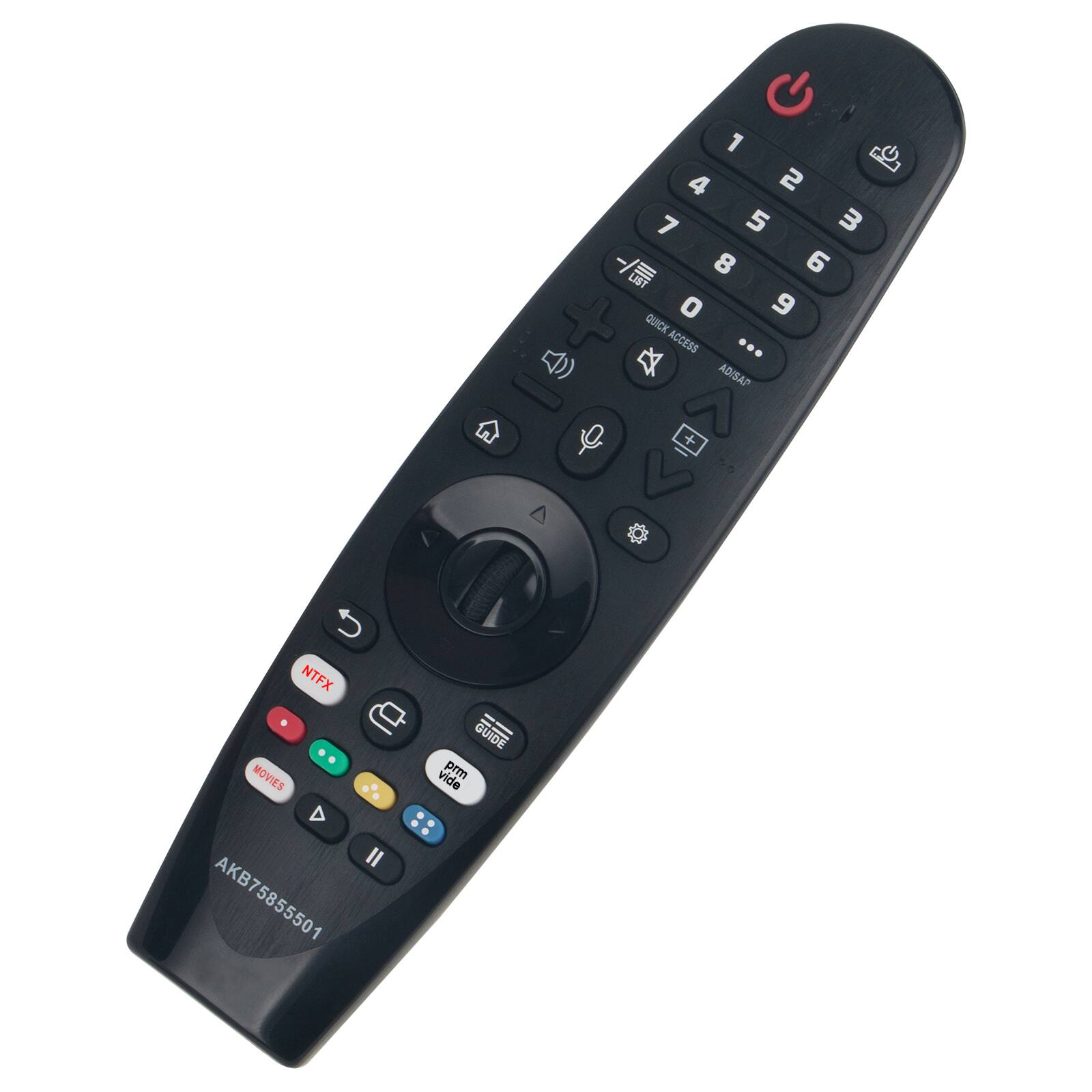1 4 2 5 3 8 6 LIST 0 9 + DX DIICK ACCESS ADISAP  
NTFX MOVIES II AKB75855501  
GUIDE vide prm