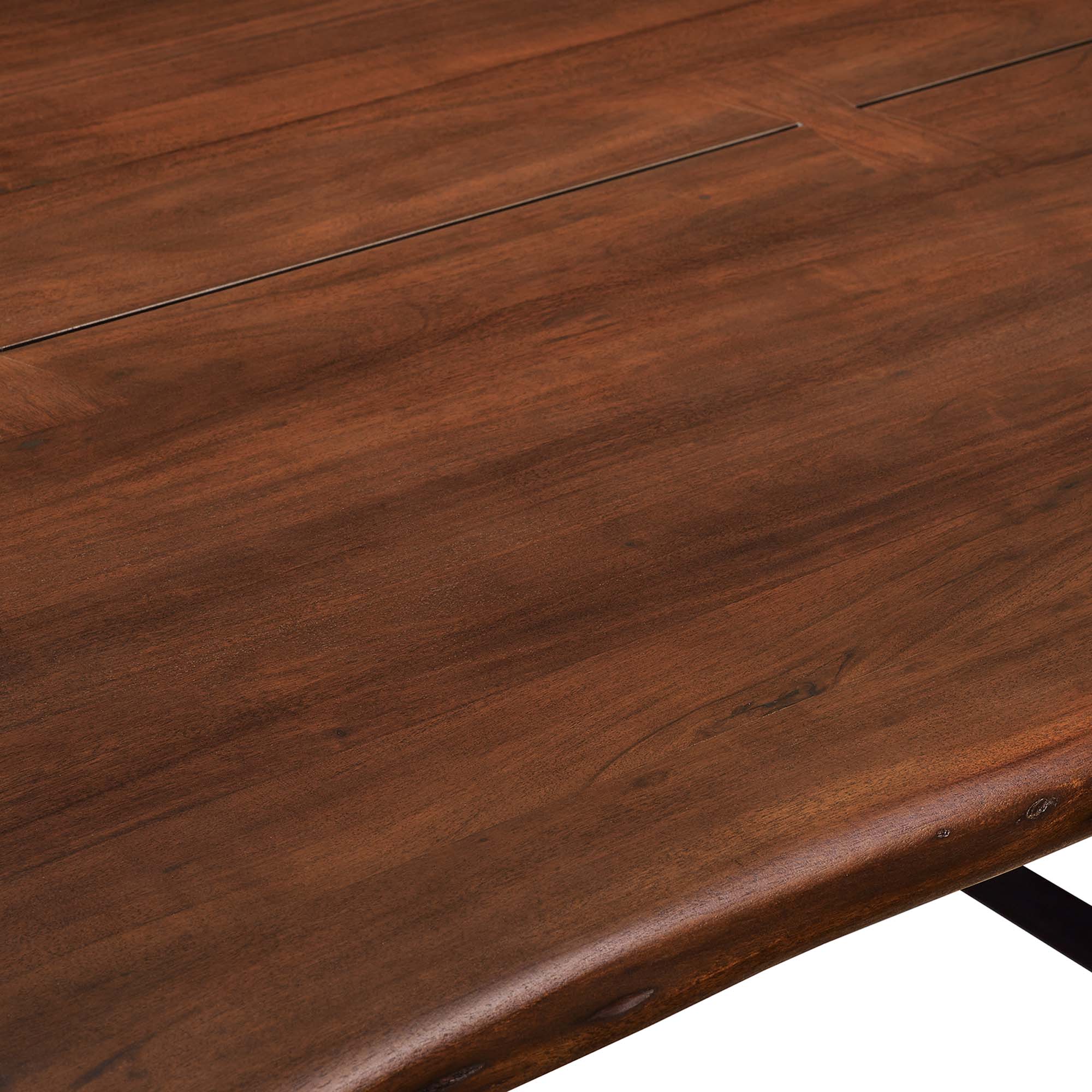 Alt View 9. Modway - Viggo 74" Live Edge Acacia Wood Dining Table by Modway - Black Walnut.
