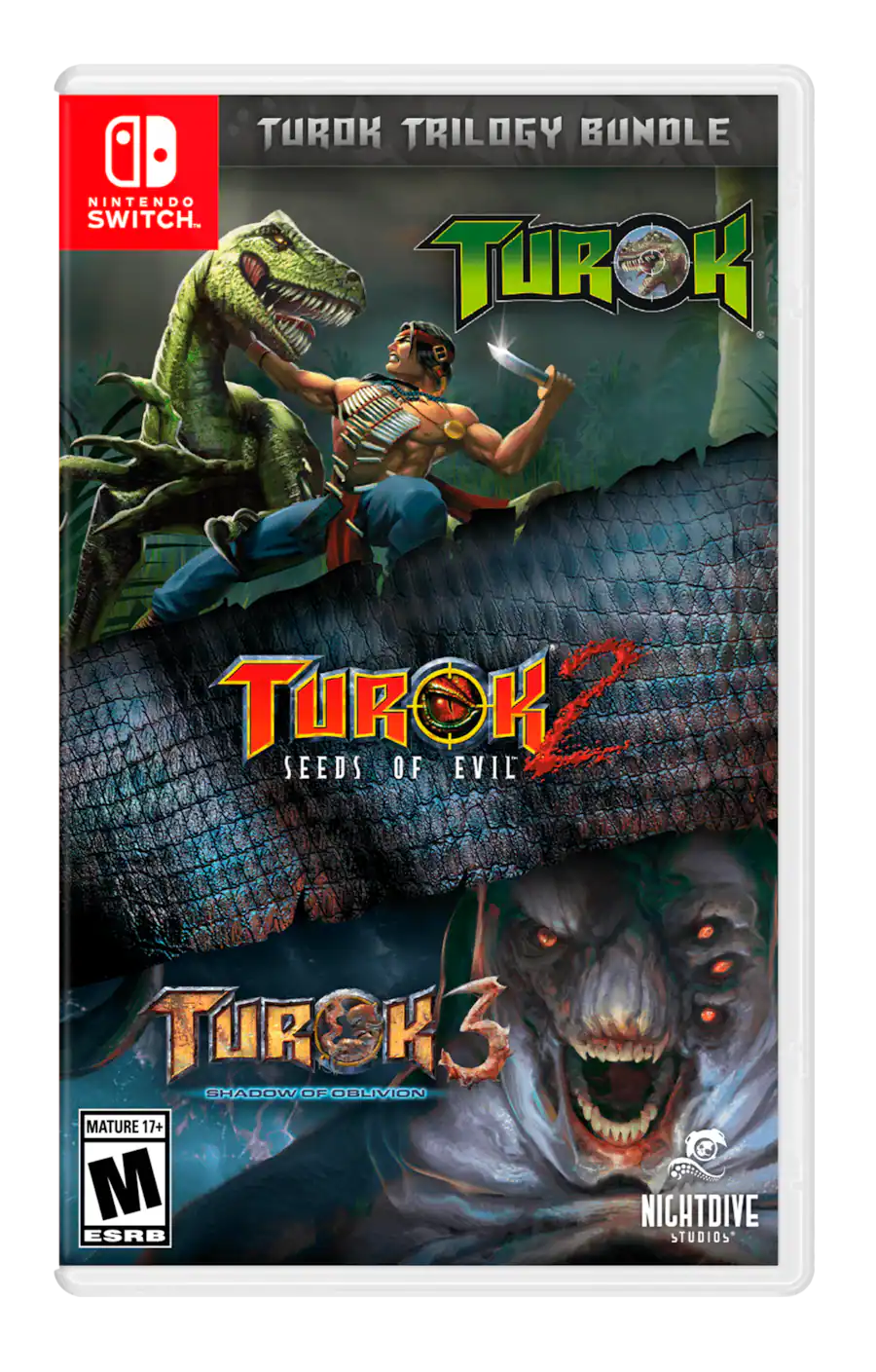 Age Rating Rated M Games Nintendo Switch Turok Trilogy Bundle