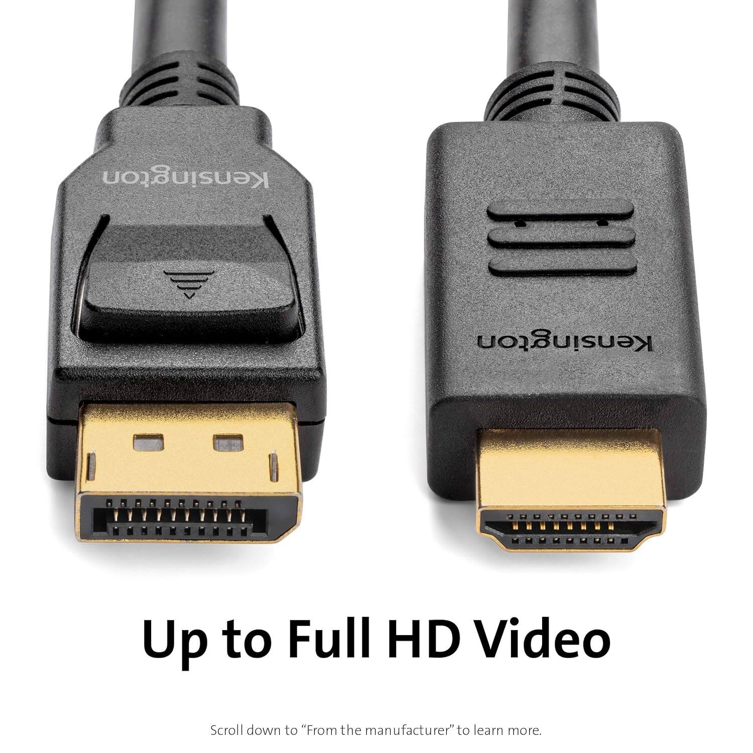 Kensington  
Kensington HDD.OOD MHWMORDOM  
Up to Full HD Video  
Scroll down to "From the manufacturer" to learn more.
