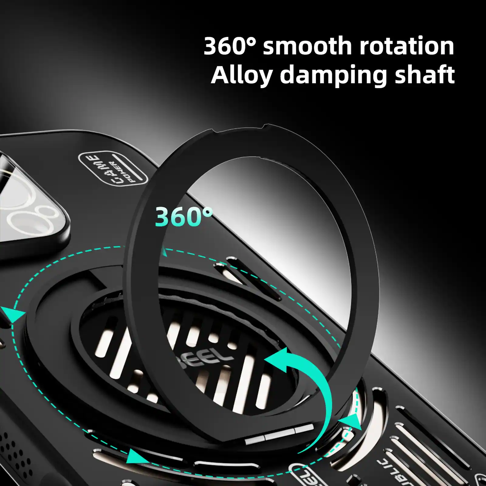 360° smooth rotation Alloy damping shaft