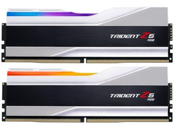 G.SKILL Trident Z5 RGB 32GB DDR5 6000MHz RAM (2x16GB) Silver G.SKILL Trident Z5 RGB 32GB DDR5 6000MHz RAM (2x16GB) Silver