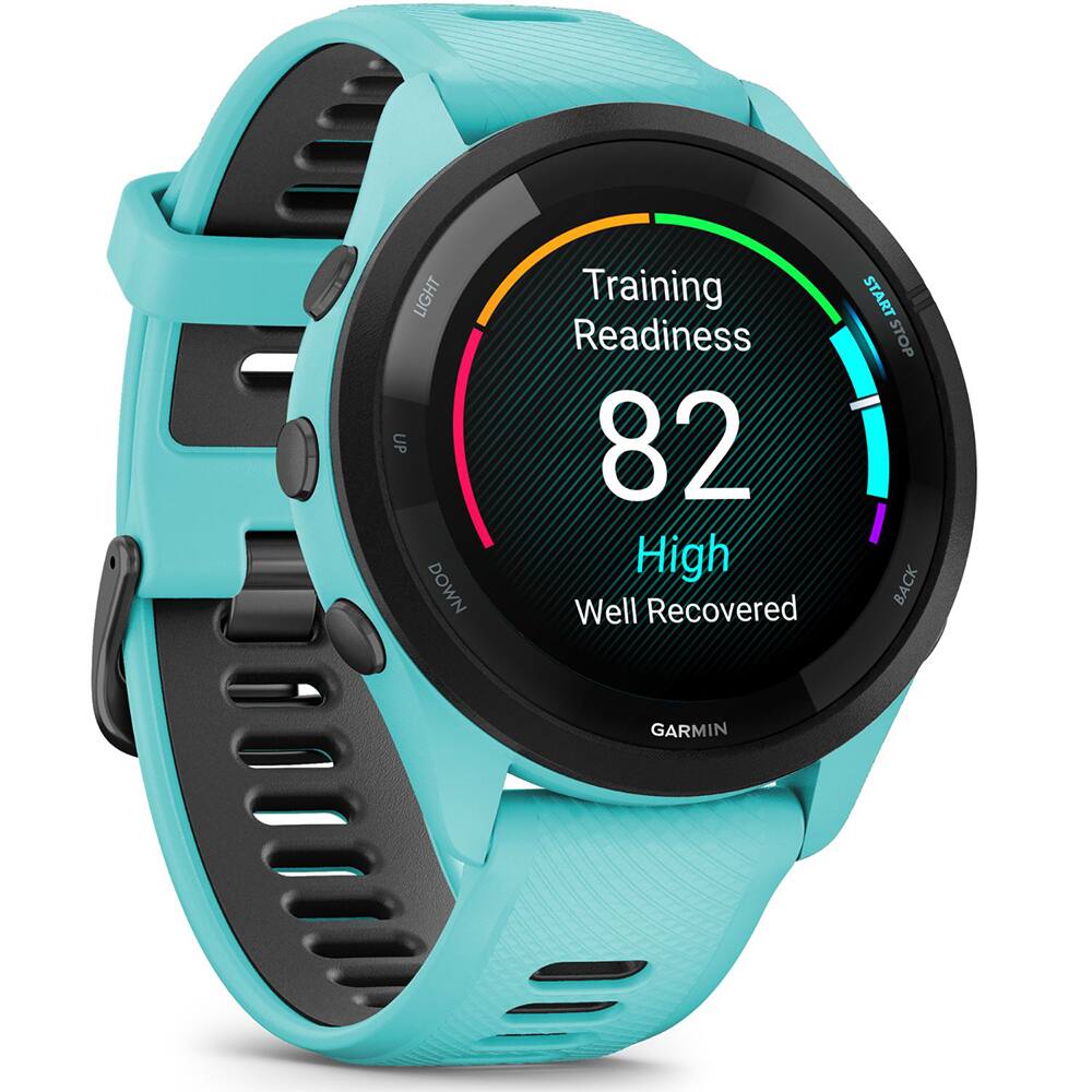 Training Readiness  
82  
High  
Well Recovered  

LIGHT UP DOWN  
START STOP BACK  

GARMIN