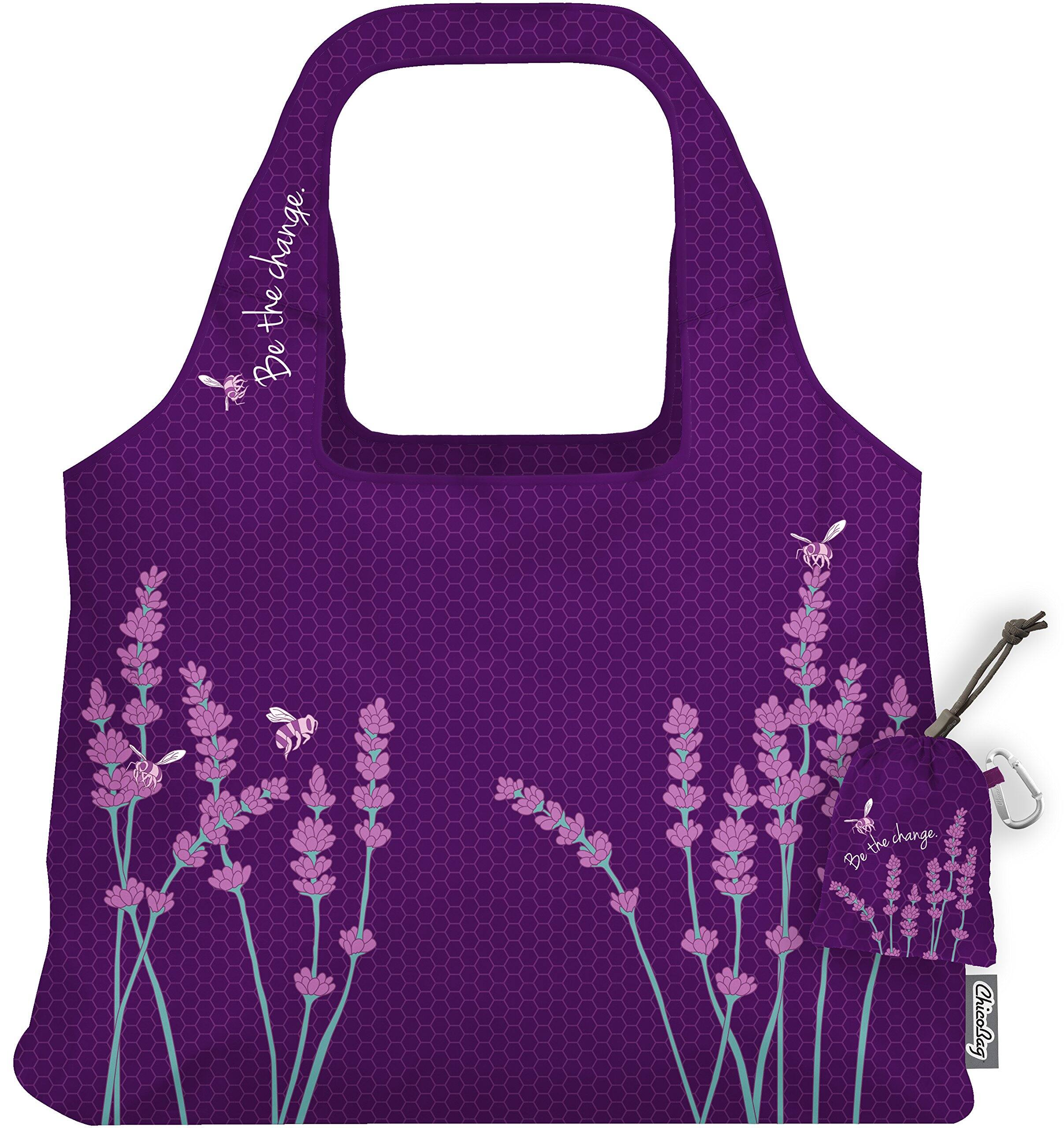 DORLUKFU - VITA Reusable Shopping Bag - Large Capacity Shoulder Tote - Purple