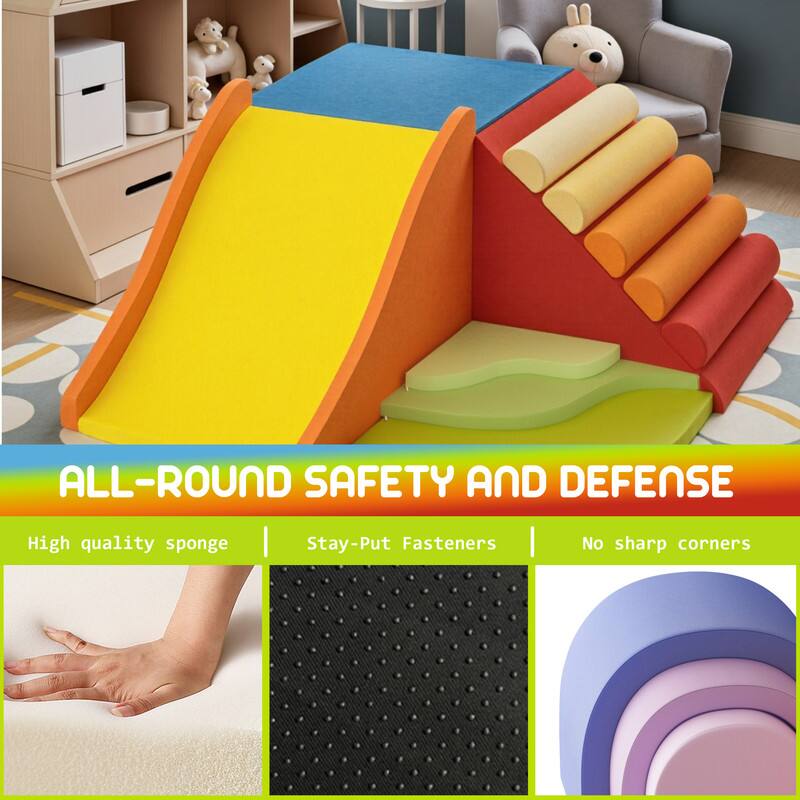 ALL-ROUND SAFETY AND DEFENSE

High quality sponge | Stay-Put Fasteners | No sharp corners