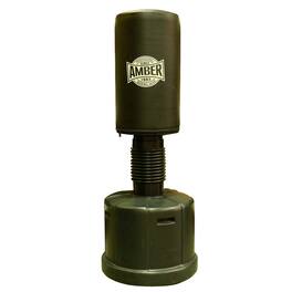 Amber Sporting Goods - Amber Fight Gear Heavy Duty Freestanding Punching Bag, Solid Base Boxing Kickboxing Bag for Home Gym - Black