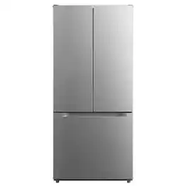 Element Electronics - Element ERFD19CGCS 18.4 Cu. Ft. Stainless French Door Refrigerator - Stainless Steel