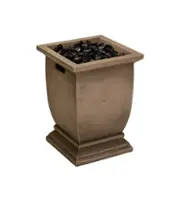 Mr. Bar-B-Q - MGO Fire Pit - Black - Front_Zoom