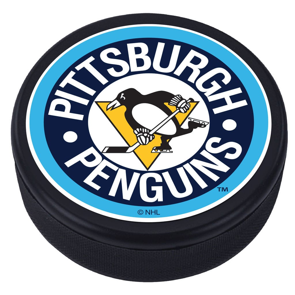 Mustang Drinkware - Pittsburgh Penguins Vintage Hockey Puck - Multicolor