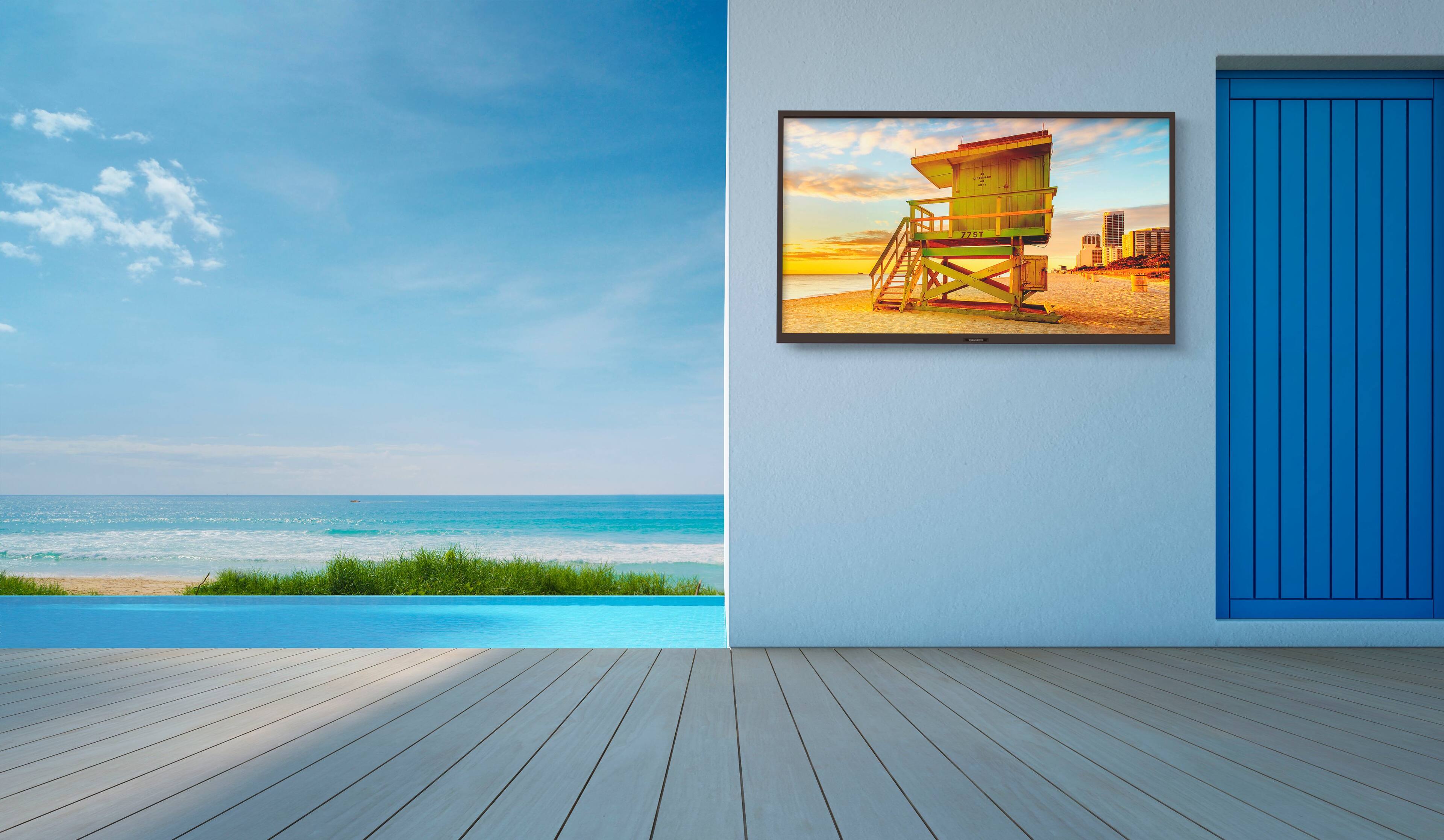 Alt View 22. SunBriteTV - Veranda 3 Series 55" Class LED Outdoor Full Shade 4K UHD Smart Android TV (2022) - Black.