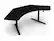 Angle. Arozzi - Arena Angelo Gaming Desk - Pure Black.