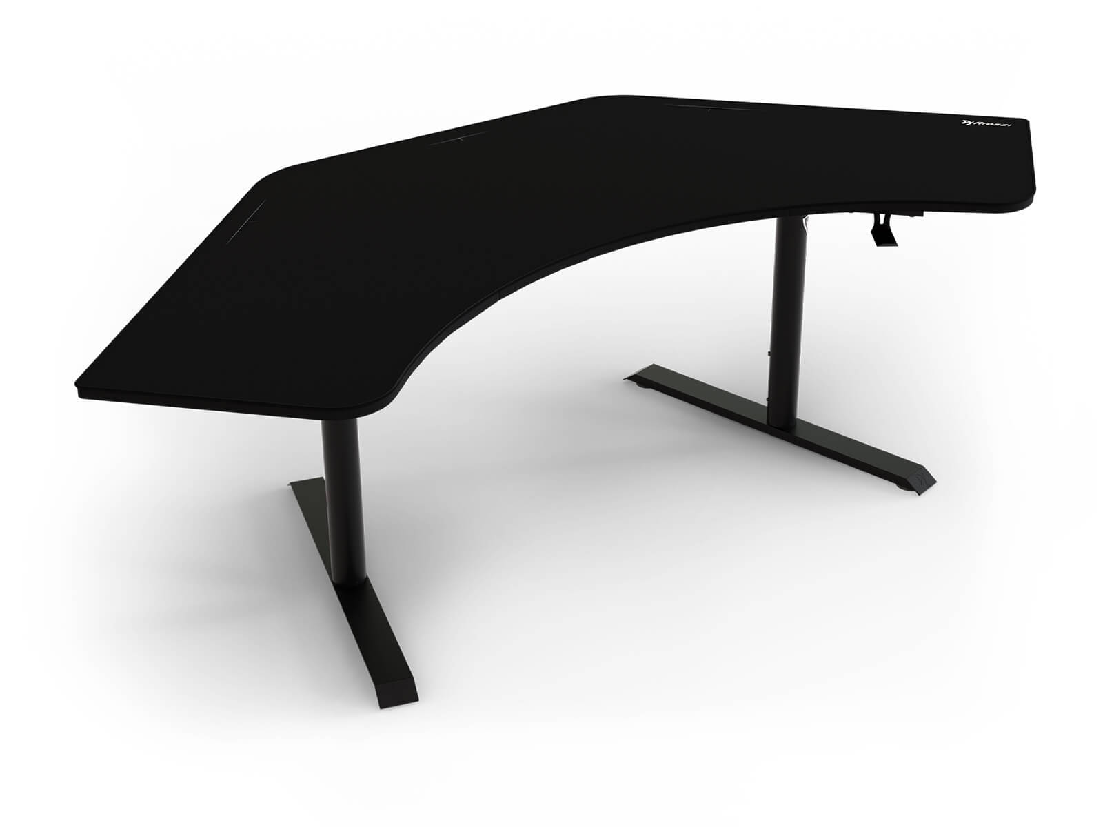 Angle. Arozzi - Arena Angelo Gaming Desk - Pure Black.